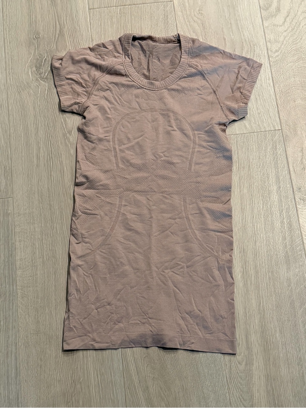 lululemon athletica Short-Sleeve Seamless Top — Mauve Pink